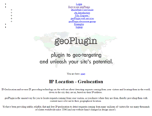 Tablet Screenshot of geoplugin.com